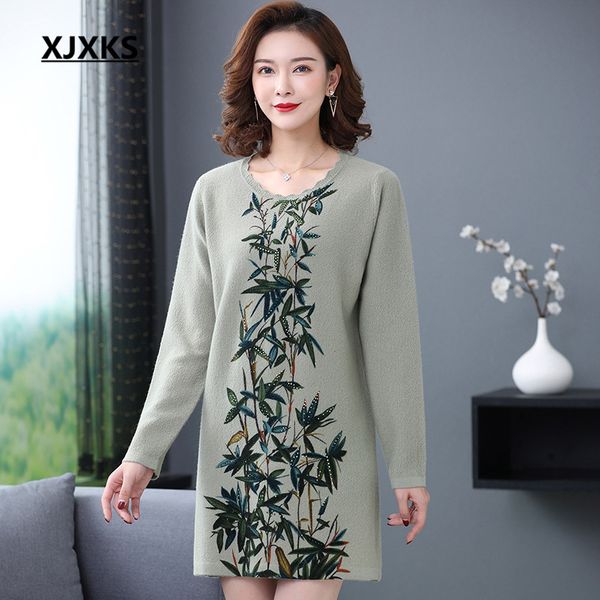 xjxks fashion printed women knitted dress 2020 spring new plus size comfortable 100% wool knitted long sweater women pullover, White;black
xjxks fashion printed women knitted dress 2020 spring new plus size comfortable 100% wool knitted long sweater women pullover, White;black