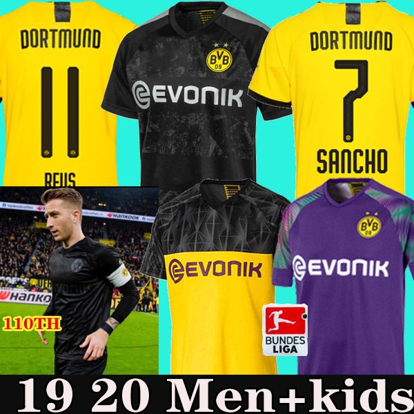 110 years bvb borussia dortmund soccer jersey 2019 2020 gotze reus pulisic witsel paco alcacer uniforms hazard men+kids sets football shirt, Black;yellow
110 years bvb borussia dortmund soccer jersey 2019 2020 gotze reus pulisic witsel paco alcacer uniforms hazard men+kids sets football shirt, Black;yellow