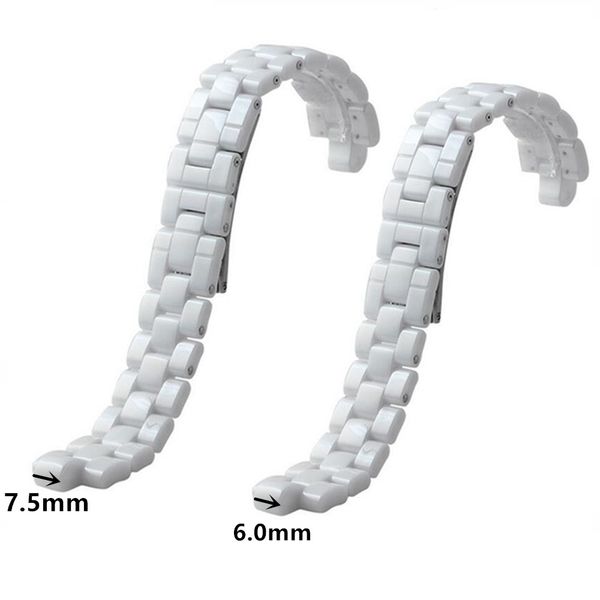 new ceramaic convex mouth watch bracelets stainless steel butterfly buckle clasp for j12 series women men wristwatch accessories, Black;brown
new ceramaic convex mouth watch bracelets stainless steel butterfly buckle clasp for j12 series women men wristwatch accessories, Black;brown