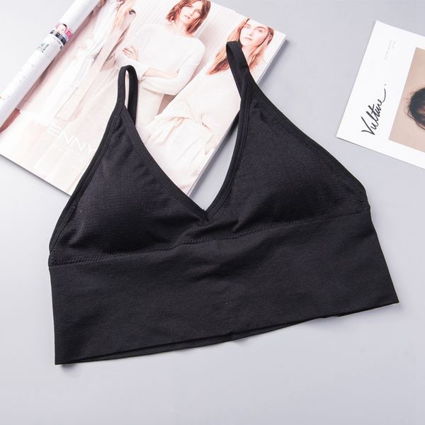 deep v tank camisoles one-piece padded tube adjustable shoulder strap underwear, Black;white
deep v tank camisoles one-piece padded tube adjustable shoulder strap underwear, Black;white