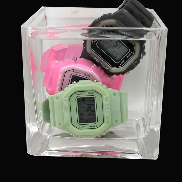sports outdoor waterproof student electronic luminous luminous electronic watch watch matcha green square, Blue
sports outdoor waterproof student electronic luminous luminous electronic watch watch matcha green square, Blue