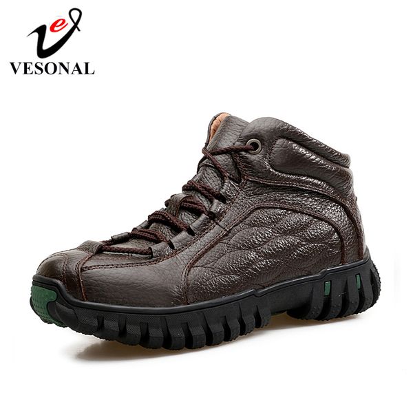 vesonal 2019 autumn winter genuine leather ankle men boots snow shoes fur plush classic warm male casual boot sneakers footwear, Black
vesonal 2019 autumn winter genuine leather ankle men boots snow shoes fur plush classic warm male casual boot sneakers footwear, Black
