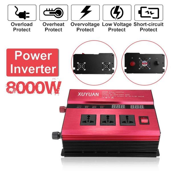 autoleader solar power car inverter 12v 220v 8000w p eak led power dc 12v to ac 220v sine wave converter for car and truck
autoleader solar power car inverter 12v 220v 8000w p eak led power dc 12v to ac 220v sine wave converter for car and truck