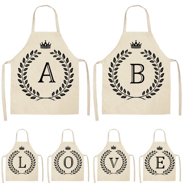1pcs simple crown letter printed kitchen apron for woman man cotton linen aprons for cooking home cleaning tools 53*65cm zm1002
1pcs simple crown letter printed kitchen apron for woman man cotton linen aprons for cooking home cleaning tools 53*65cm zm1002