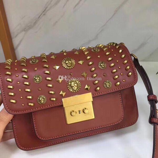 wholesale- new arrival design brand women shoulder bag genuine leather rivet crossbody bag messenger bag chain handbag tote
wholesale- new arrival design brand women shoulder bag genuine leather rivet crossbody bag messenger bag chain handbag tote