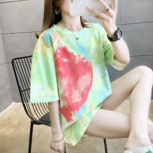 6535 cotton short-sleeved female 2020 tie-dyed student loose age-reducing half-sleeve 6535 t-shirt cotton short-sleeved t-shirt female 2, White
6535 cotton short-sleeved female 2020 tie-dyed student loose age-reducing half-sleeve 6535 t-shirt cotton short-sleeved t-shirt female 2, White