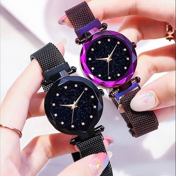 simple starry quartz wristatches strap with magnet women watches ladies crystal wrist watch female clock gift, Slivery;brown
simple starry quartz wristatches strap with magnet women watches ladies crystal wrist watch female clock gift, Slivery;brown