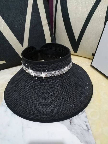 20ss rhinestone straw hats without holiday beach hat womens wide brim hats sun hat tide fisherman hats, Blue;gray
20ss rhinestone straw hats without holiday beach hat womens wide brim hats sun hat tide fisherman hats, Blue;gray