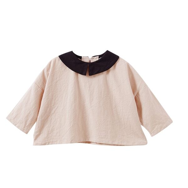 children girls long sleeve o-neck blouse for girl fashion loose style cotton baby girls clothes, White;black
children girls long sleeve o-neck blouse for girl fashion loose style cotton baby girls clothes, White;black