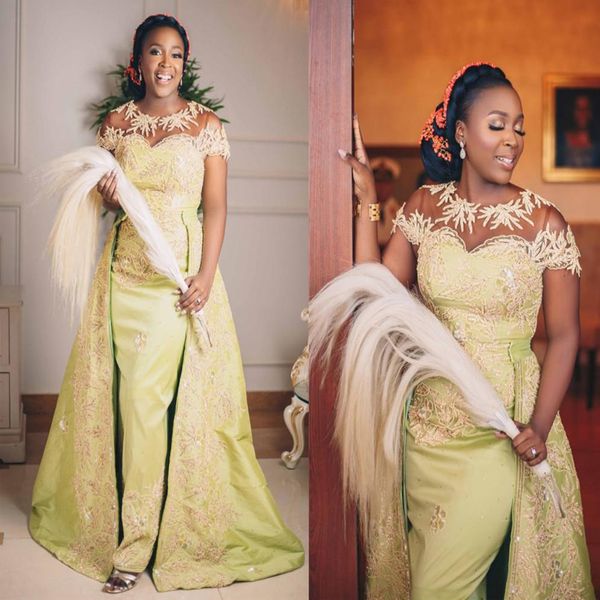 african green plus size evening dresses 2020 plus size gold appliqued prom gown with detachable train formal party bridesmaid dress, Black;red
african green plus size evening dresses 2020 plus size gold appliqued prom gown with detachable train formal party bridesmaid dress, Black;red