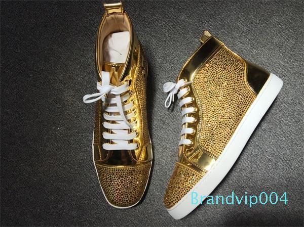2019 fashion rhinestone high sneaker shoes red bottom shoes,louisflats with outdoor casual walking shoes 35-46 chaussure homme, Black
2019 fashion rhinestone high sneaker shoes red bottom shoes,louisflats with outdoor casual walking shoes 35-46 chaussure homme, Black