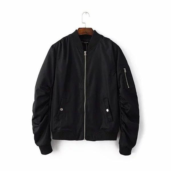 2016 spring autumn mens solid flight army green bomber jacket men's rib sleeve zipper short air force baseball coats clothing, Black;brown
2016 spring autumn mens solid flight army green bomber jacket men's rib sleeve zipper short air force baseball coats clothing, Black;brown