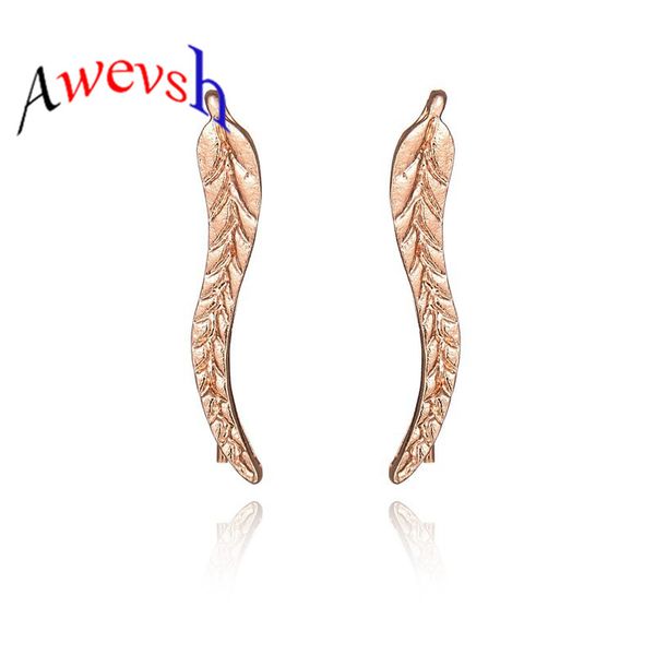 awevsh metal leaf earrings ear clip new fashion gold silver feather simple earrings for women girl statement charm jewelry
awevsh metal leaf earrings ear clip new fashion gold silver feather simple earrings for women girl statement charm jewelry