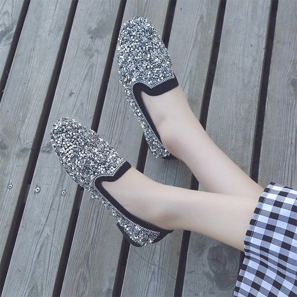 2019 fashion sequined slip-on loafers bling bling woman flats spring autumn comfortable flat moccasins ladies shallow shoes, Black
2019 fashion sequined slip-on loafers bling bling woman flats spring autumn comfortable flat moccasins ladies shallow shoes, Black