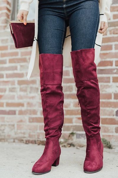 2019 slim boots over the knee high suede women snow boots women's fashion winter thigh high shoes woman botas mujer, Black
2019 slim boots over the knee high suede women snow boots women's fashion winter thigh high shoes woman botas mujer, Black