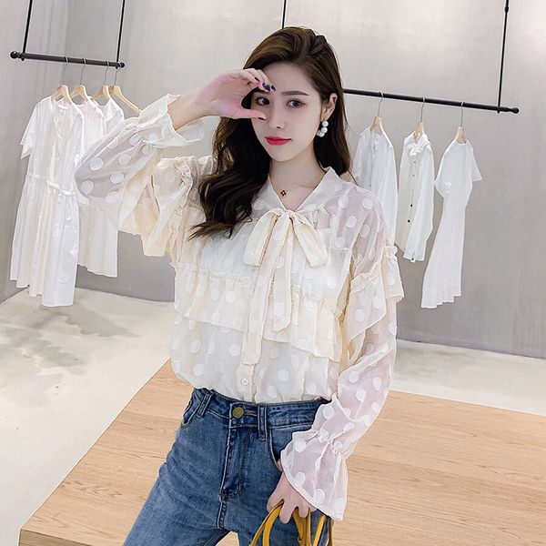 autumn women shirts ruffles polka dot chiffon all design feeling super western style blouse shirt 3126, White
autumn women shirts ruffles polka dot chiffon all design feeling super western style blouse shirt 3126, White