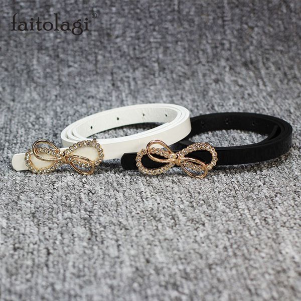 black white leather belt women girl metal bowknot buckle waist belt stretch female cinturon mujer ceinture femme, Black;brown
black white leather belt women girl metal bowknot buckle waist belt stretch female cinturon mujer ceinture femme, Black;brown