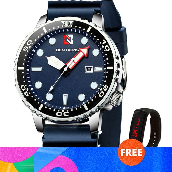 fashion luxury brand military watch men waterproof silicone quartz sport wrist watch for men relogio masculino, Slivery;brown
fashion luxury brand military watch men waterproof silicone quartz sport wrist watch for men relogio masculino, Slivery;brown