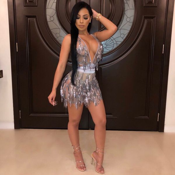 womens dresses with sequins new arrival sleeveless women club deep v-neck dresses short skirts luxury womens clothes size s-xl, White;black
womens dresses with sequins new arrival sleeveless women club deep v-neck dresses short skirts luxury womens clothes size s-xl, White;black