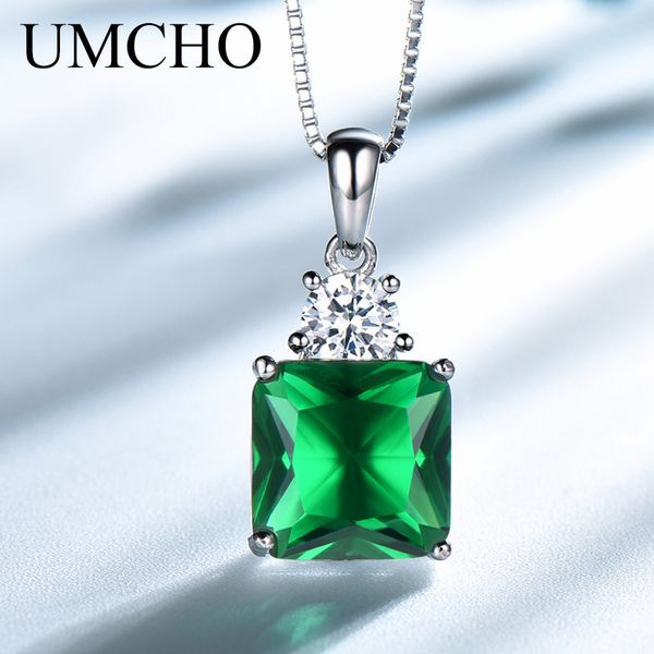 umcho 925 sterling silver pendants necklaces for women link chain vintage emerald pendant jewelry engagement wedding party gift
umcho 925 sterling silver pendants necklaces for women link chain vintage emerald pendant jewelry engagement wedding party gift