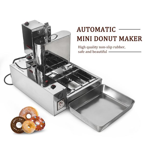 automatic donut making machine steel 4 slot donut pressing oil tank frying electric mini doughnut automatic production
automatic donut making machine steel 4 slot donut pressing oil tank frying electric mini doughnut automatic production
