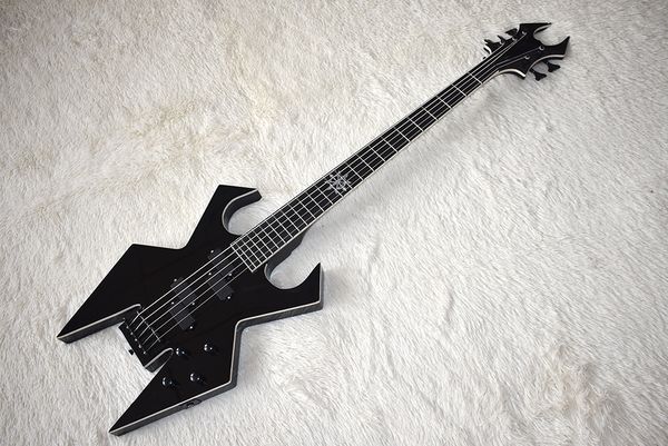 factory custom black unusual shape electric bass guitar with 5 strings,black hardware,white binding,can be customized
factory custom black unusual shape electric bass guitar with 5 strings,black hardware,white binding,can be customized