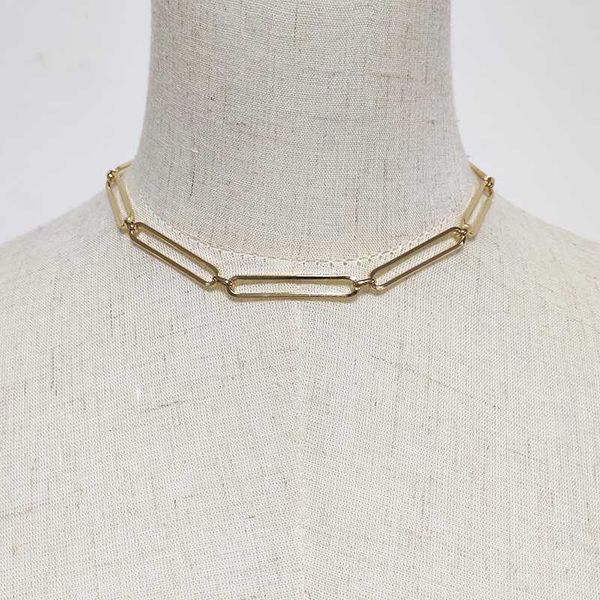 simple design gold color wide chain necklace fashion basic chain ladies can match other jewelry accessories punk wild choker gif, Golden;silver
simple design gold color wide chain necklace fashion basic chain ladies can match other jewelry accessories punk wild choker gif, Golden;silver