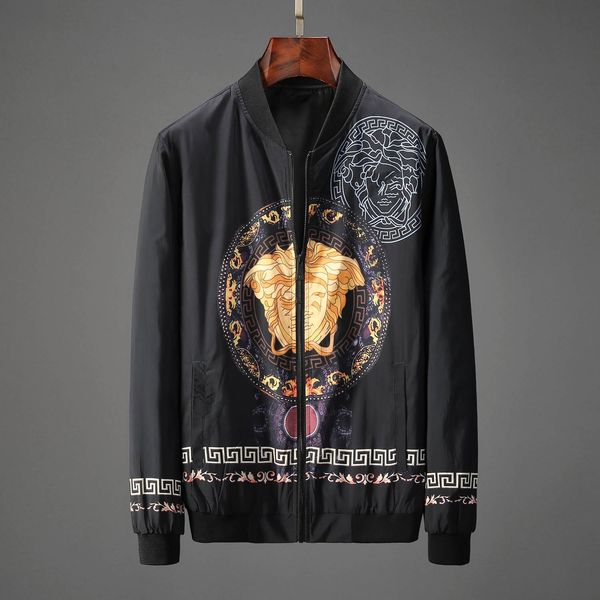 20ss italian men's jacket trend diversified male letter denim jacket style brand jacket medusa fashion men's clothing, Black;brown 
20ss italian men's jacket trend diversified male letter denim jacket style brand jacket medusa fashion men's clothing, Black;brown
