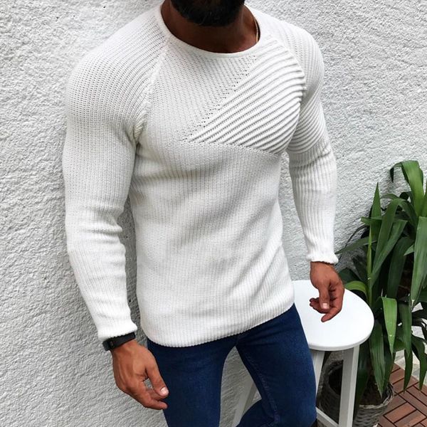 slim fit knitted pullovers male solid men's knitwear pull homme sweters long sleeve sweater for men fashion stitching jumpers, White;black
slim fit knitted pullovers male solid men's knitwear pull homme sweters long sleeve sweater for men fashion stitching jumpers, White;black