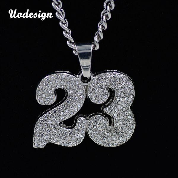uodesign mens bulls 23 jersey pendant necklace gold color round cut rhinestone simulated diamonds sporting jewelry, Silver
uodesign mens bulls 23 jersey pendant necklace gold color round cut rhinestone simulated diamonds sporting jewelry, Silver