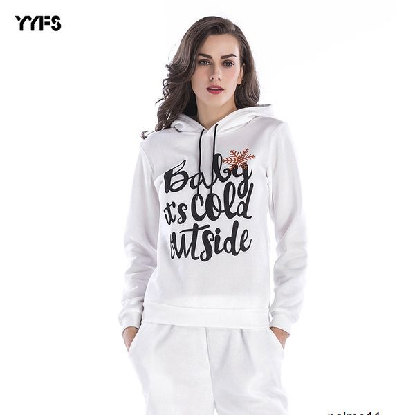 womens designer christmas snowflake letter print long sleeve hooded sweater loose casual shirt women uua5, Black;brown
womens designer christmas snowflake letter print long sleeve hooded sweater loose casual shirt women uua5, Black;brown