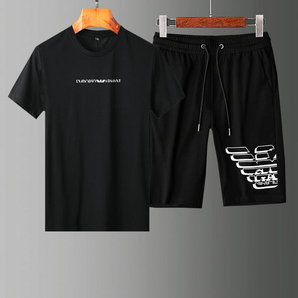 summer new solid color printing thin section men's shorts casual five-point pants plus trendy t-shirt sports suit, Gray
summer new solid color printing thin section men's shorts casual five-point pants plus trendy t-shirt sports suit, Gray