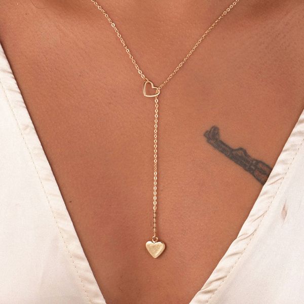 new fashion trendy jewelry copper heart chain link necklace gift for women girl, Silver
new fashion trendy jewelry copper heart chain link necklace gift for women girl, Silver