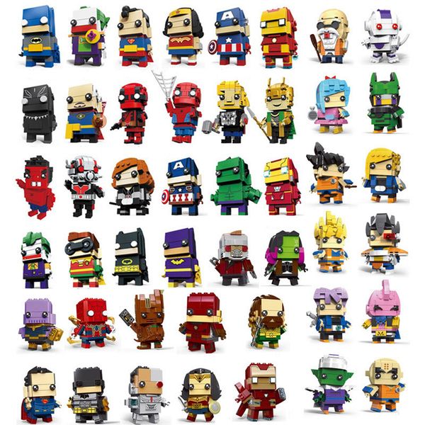 58 designs anime figures toys marvel avengers spiderman dragon ball goku action figures building blocks anime figures kids toys ass176
58 designs anime figures toys marvel avengers spiderman dragon ball goku action figures building blocks anime figures kids toys ass176
