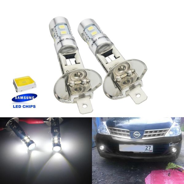 angrong 2x h1 samsung 10 smd led bulb sidelight fog daytime running light lamp drl white
angrong 2x h1 samsung 10 smd led bulb sidelight fog daytime running light lamp drl white