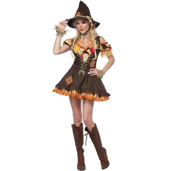 womens cosplay clown halloween costume the wizard of oz scarecrow drama stage costumes women festival theme clothing, Black;red
womens cosplay clown halloween costume the wizard of oz scarecrow drama stage costumes women festival theme clothing, Black;red