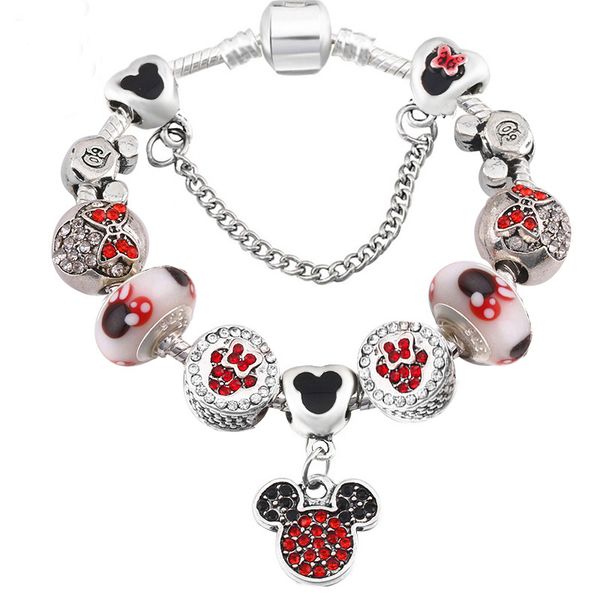 fashion alloy beads diy bracelet for women's pandora style cartoon bead bracelet jewelry, Black
fashion alloy beads diy bracelet for women's pandora style cartoon bead bracelet jewelry, Black