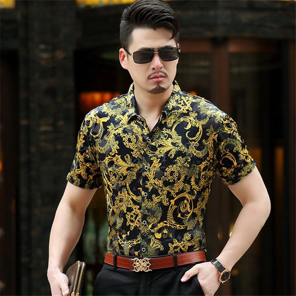 exquisite 3d printing fashion casual high-end short sleeve shirt summer 2019new quality velvet hollow breathable men shirt -3xl, White;black
exquisite 3d printing fashion casual high-end short sleeve shirt summer 2019new quality velvet hollow breathable men shirt -3xl, White;black