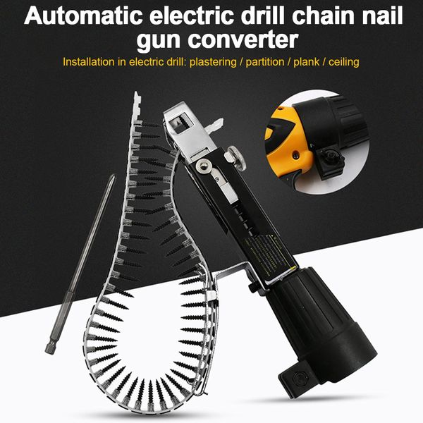 with screws woodworking tool exit bracket multifunction chain nail adapter power drill attachment automatic electric household
with screws woodworking tool exit bracket multifunction chain nail adapter power drill attachment automatic electric household