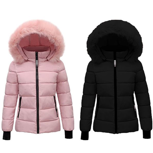 pink coat women winter parkas 2019 fashion ladies short jacket flurry hooded warm coats winter female thick parka overcoat d25, Black
pink coat women winter parkas 2019 fashion ladies short jacket flurry hooded warm coats winter female thick parka overcoat d25, Black