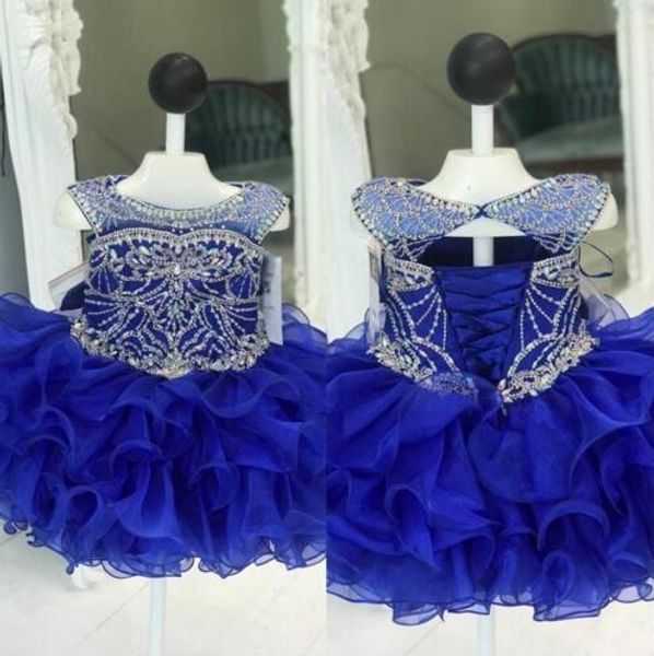 luxury royal blue ruffles toddler infant girls pageant dresses cap short sleeves crystal beaded short flower girls first communion dress, White;red
luxury royal blue ruffles toddler infant girls pageant dresses cap short sleeves crystal beaded short flower girls first communion dress, White;red
