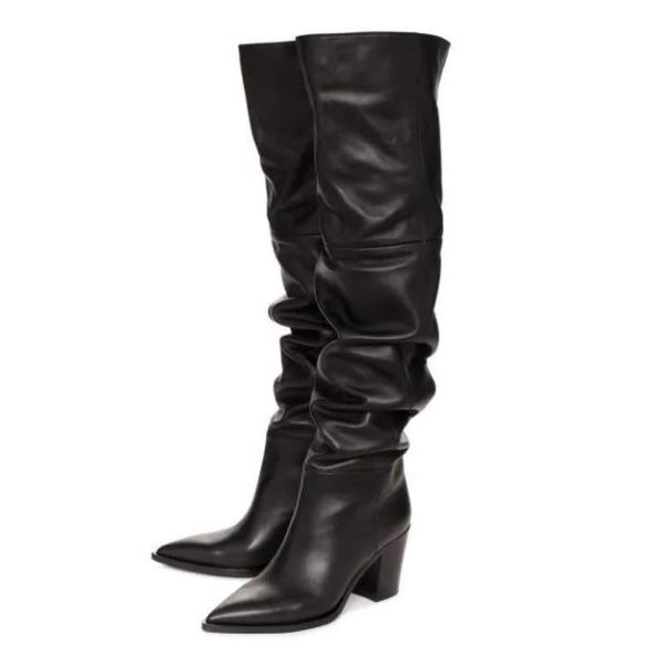 rizabina size 36-43 real leather over knee boots fashion brand high heel winter shoes women party street footwear y200115, Black
rizabina size 36-43 real leather over knee boots fashion brand high heel winter shoes women party street footwear y200115, Black