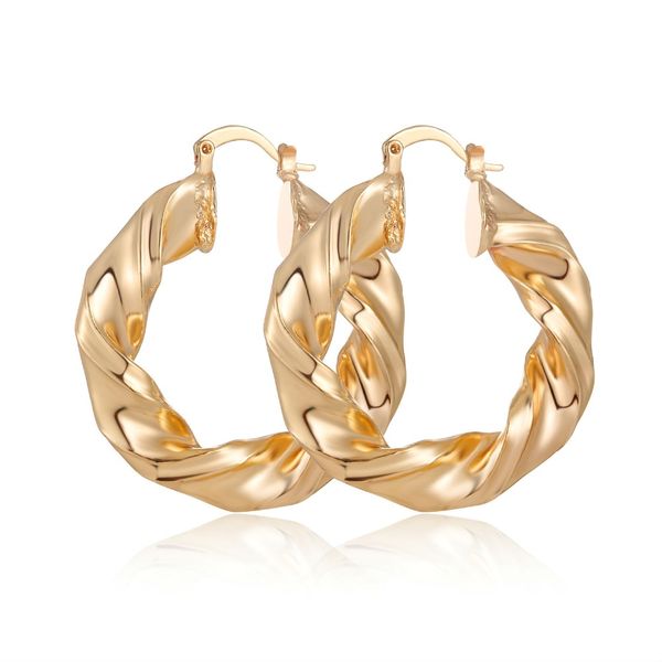 fashion jewelry casual round twisted hoop earrings zk50 gold color for women 35mm, Golden;silver
fashion jewelry casual round twisted hoop earrings zk50 gold color for women 35mm, Golden;silver