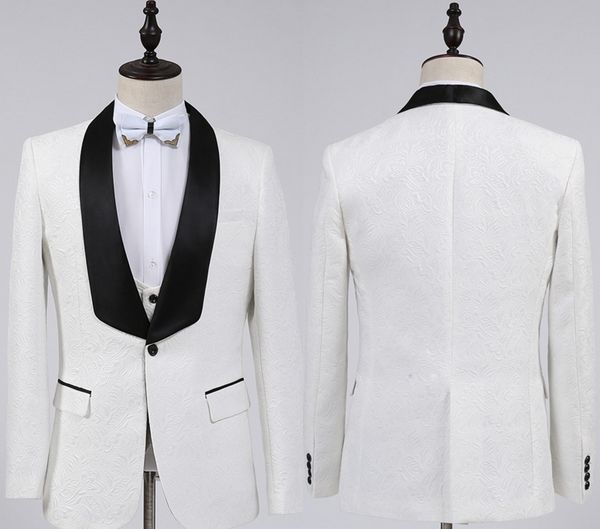 custom made white groom tuxedos groomsmen one button shawl collar man suit wedding men's blazer suits (jacket+pants+vest, Black;gray
custom made white groom tuxedos groomsmen one button shawl collar man suit wedding men's blazer suits (jacket+pants+vest, Black;gray