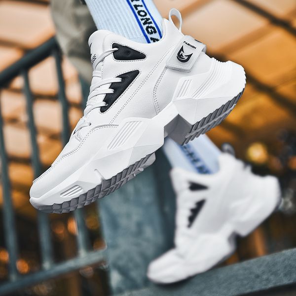 winter shoes men outdoor sports shoes white leather fashion comfortable men's casual, Black
winter shoes men outdoor sports shoes white leather fashion comfortable men's casual, Black