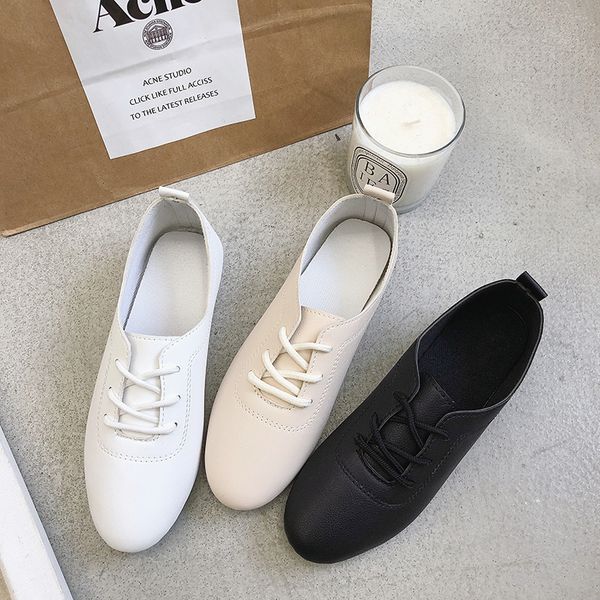 2019 spring ballet flats shoes soft leather woman loafers ballerina flat chaussure femme ladies oxford shoes for women a00148, Black
2019 spring ballet flats shoes soft leather woman loafers ballerina flat chaussure femme ladies oxford shoes for women a00148, Black
