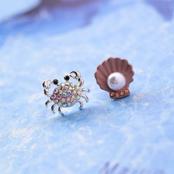 cute crab shell stud earrings ocean starfish dolphin mini earrings for women korean style accessories fashion jewelry mj1433, Golden;silver
cute crab shell stud earrings ocean starfish dolphin mini earrings for women korean style accessories fashion jewelry mj1433, Golden;silver