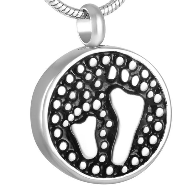 ijd8537 footprints love baby for ashes urn funeral souvenir stainless steel pendant necklace commemorative with chain jewelry, Silver
ijd8537 footprints love baby for ashes urn funeral souvenir stainless steel pendant necklace commemorative with chain jewelry, Silver