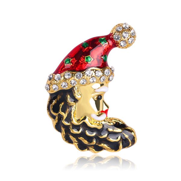 ma'am personality cartoon oil dripping christmas hats brooch clothing accessories, Gray
ma'am personality cartoon oil dripping christmas hats brooch clothing accessories, Gray