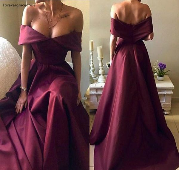 2019 burgundy evening dress a line off shoulders long formal holiday celebrity wear prom party gown custom made plus size, White;black
2019 burgundy evening dress a line off shoulders long formal holiday celebrity wear prom party gown custom made plus size, White;black